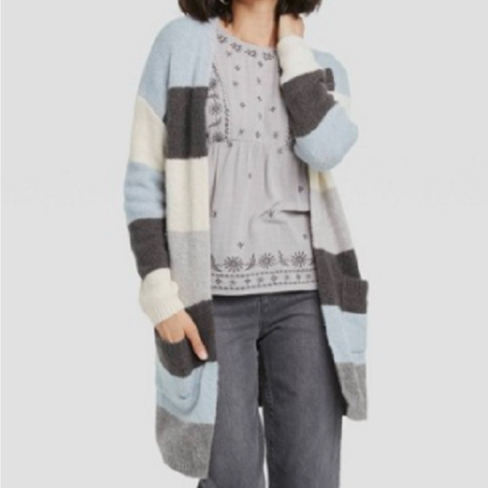 Knox Rose Multicolor Block Cardigan
